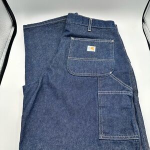 Carhartt FR Men's Relaxed Fit Dark Blue Jeans 35x32 New Without Tags